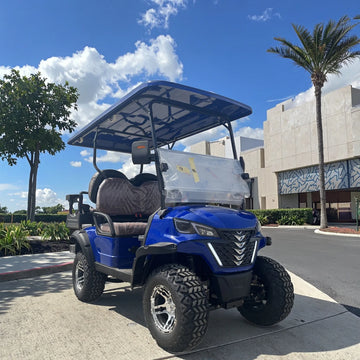 CE Certified 4 Seat Electric Golf Carts with 72V Lithium Battery 48V AC Motor High Efficiency Battery Voltage