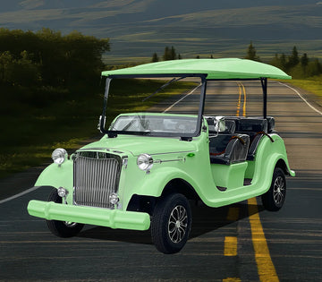New Design 8-Seater  Street Legal  Electric Vintage Classical Sightseeing Car for Scenic Area Sightseeing