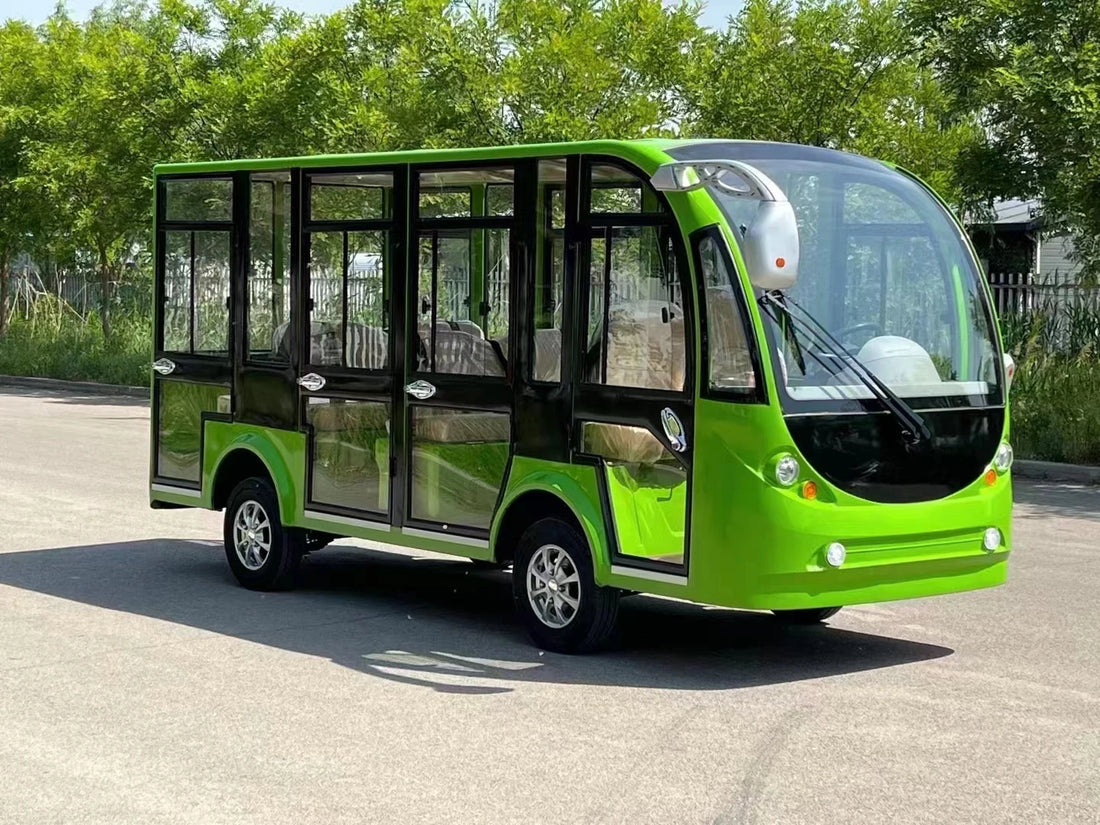 Chinese Cheap 14-Seater Classic Electric Golf Cart 3000W-5000W Motor Lead-Acid Battery Steel Mini Sightseeing Vehicle for