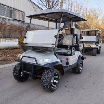 Electric Golf Carts 2+2 Seats Electric Golf Cart with 5kw Ac Motor ODM Service
