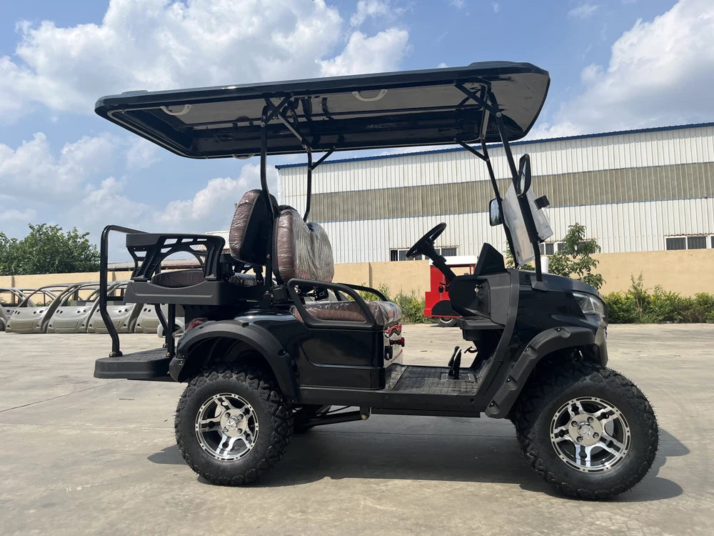 48V 72V 5KW Off-Road EV Electric Golf Carts 4-10 Seater Club Buggy for Golf Courses