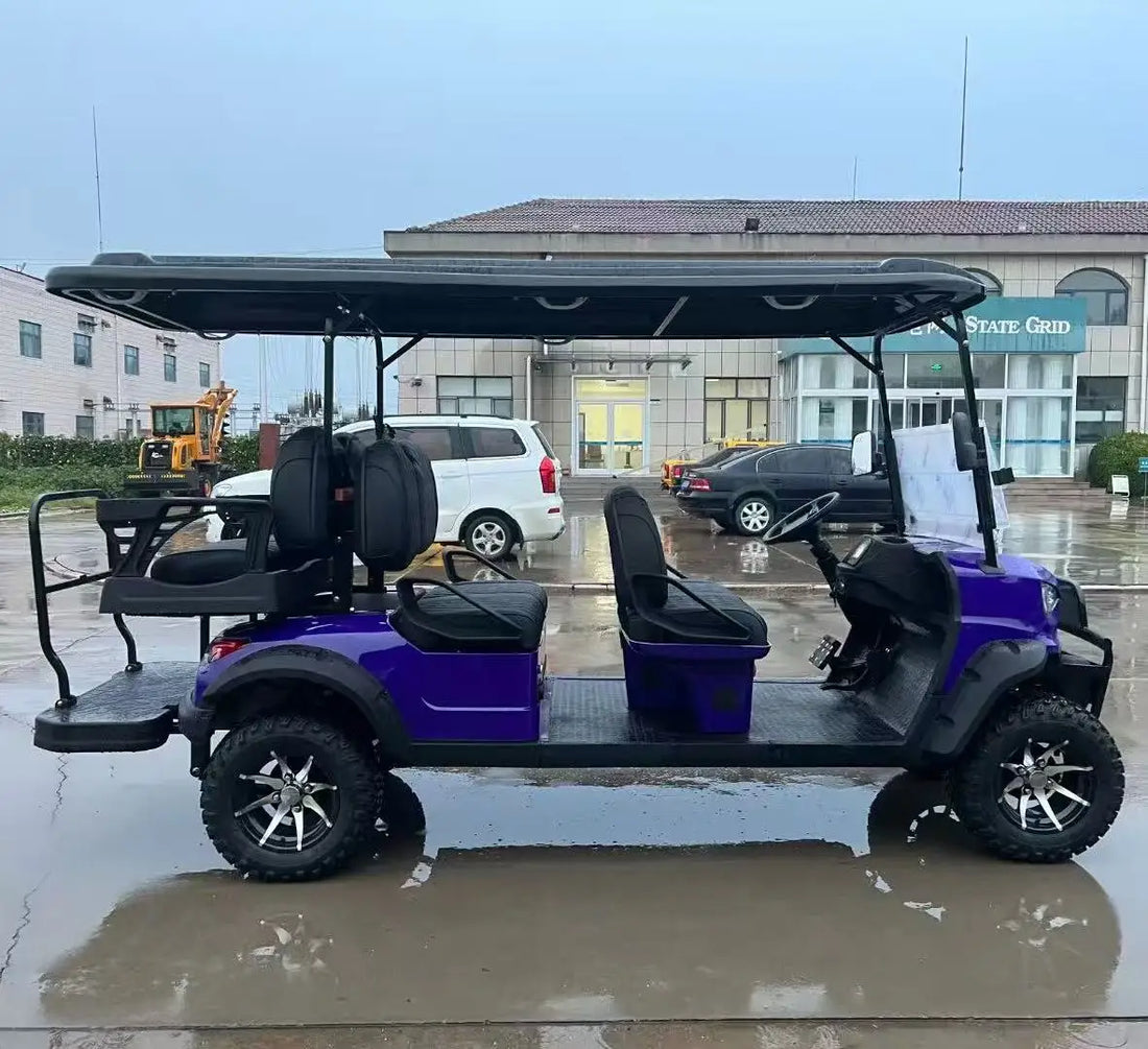 6-Seater 4x4 Golf Cart for Apple Play for Outdoor Recreation