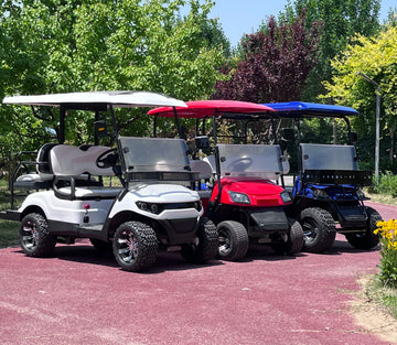 High Quality Custom 4 Seats Electric Golf Cart With Grand Shape Engine for Sale