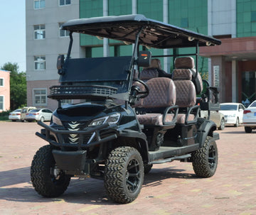 New Design High Power 6 Passenger Electric Golf Cart Buggy Equipped with 5KW  Powerful Motor for Golf Club Shuttle
