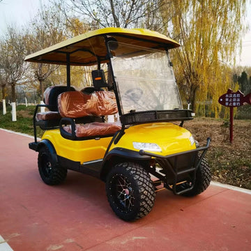 Golf Scooter Aluminium Frame Golf Carts 4 6 Seats Electric Vehicle Metal With Curtis Controller