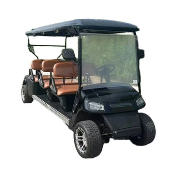 Yuexuan 4 Wheel 6 Seats Electric Gulf Cart Club Car Golf Cart 6 Seater Electric Powered Golf Cart