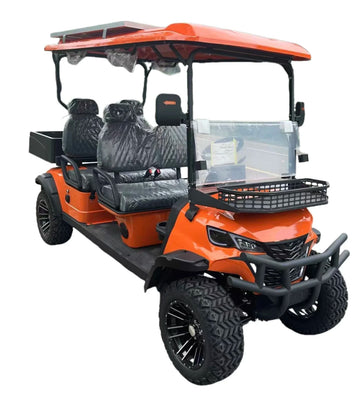 Off Road 6 Passenger Gas Golf Cart for Luxury With Cargo Box