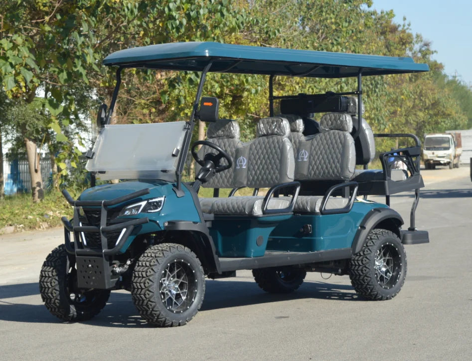 High Quality Utility  6 Seater  Light Steering Electric Club Car Golf Cart with Adjustable Seats for Community