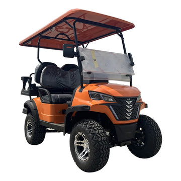 Chinese 4-Seater Electric Golf Cart with Disc Brake 2 Stroke Engine Gasoline Fuel-Economical Buggy