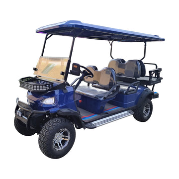 72V Lithium Battery 6-Seater Off-Road Solar Golf Cart Buggy Street Legal Electric Buggy