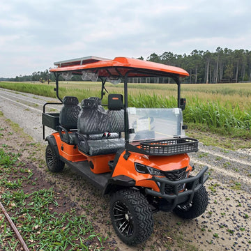 Yuexuan Solar Power China Golf Carts Cheap Dach 4 Passenger 4 Wheel Electric Golf Cart for Sale