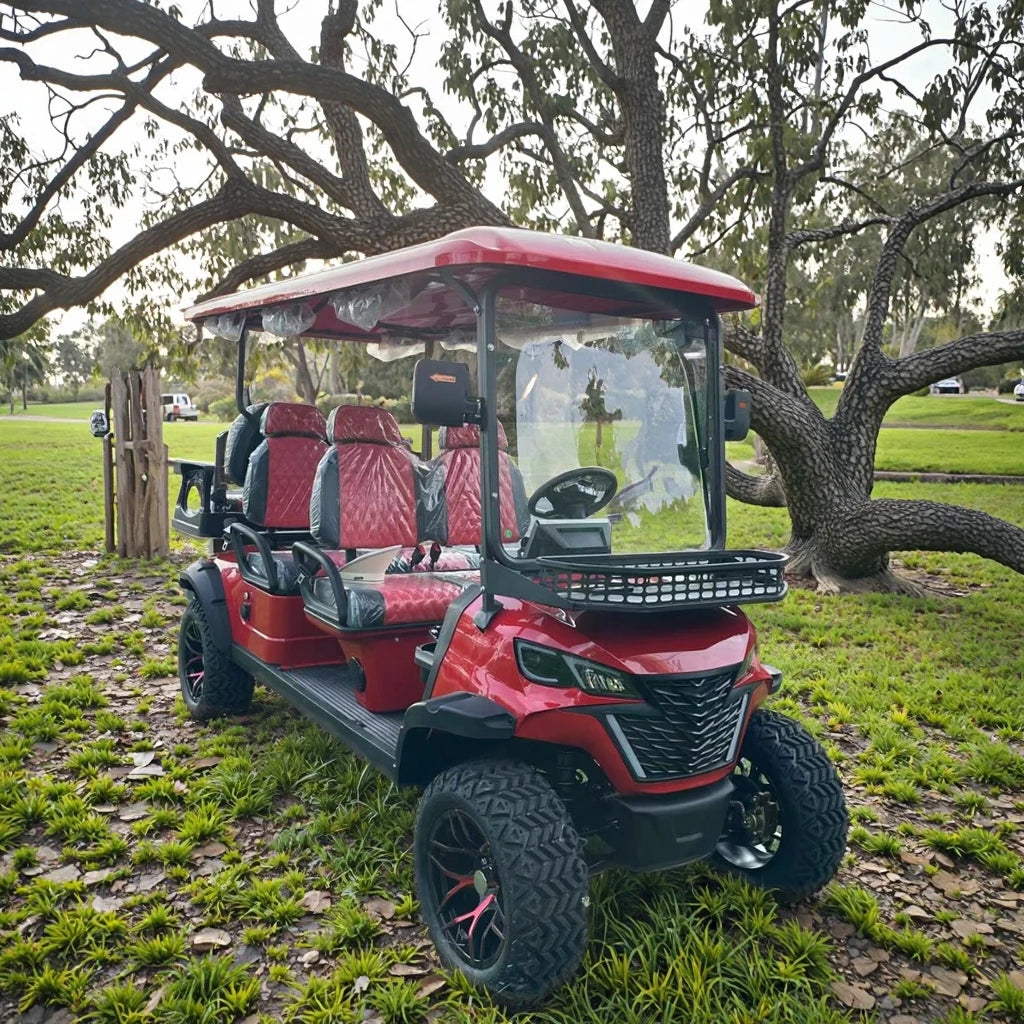 Yuexuan Chinese Factory Wholesale 6 Seater 48 72v Electric Golf Carts Lithium Batteries
