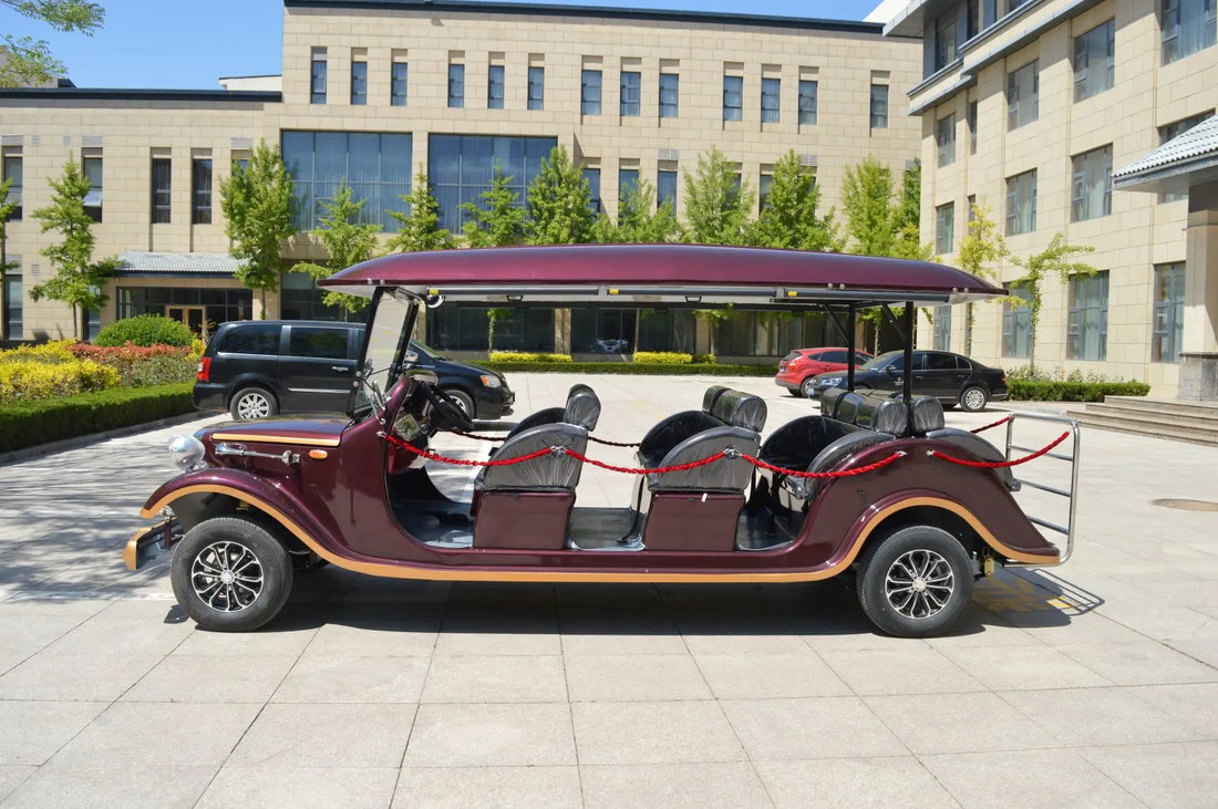Street Legal  Classic Touring Vintage  Car Classic Electric Retro Sightseeing Vehicles for Scenic Area