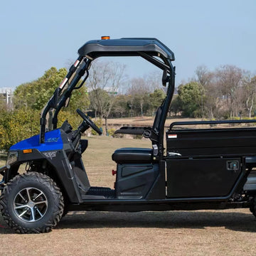 Yuexuan  Industry Favorite Long Range Electric Utility Vehicle  4x4 500kg Payload Dump Box Electric UTV