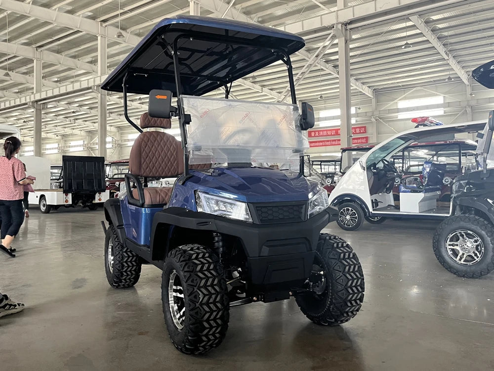 High Quality 48V Battery 4x4 Electric Golf Cart with 72V Lithium Fuel Engine High Performance Four-Wheel Drive
