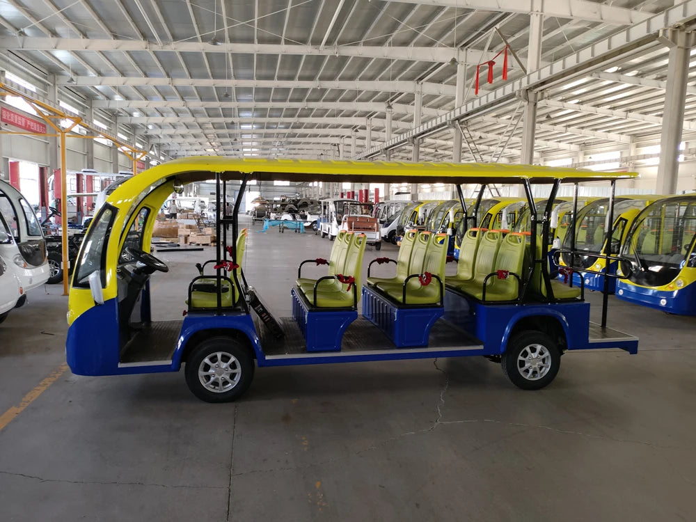 Hot Sale Best Electric 8-14 Seats Sightseeing Car for Hotel and Resorts Transportation Service