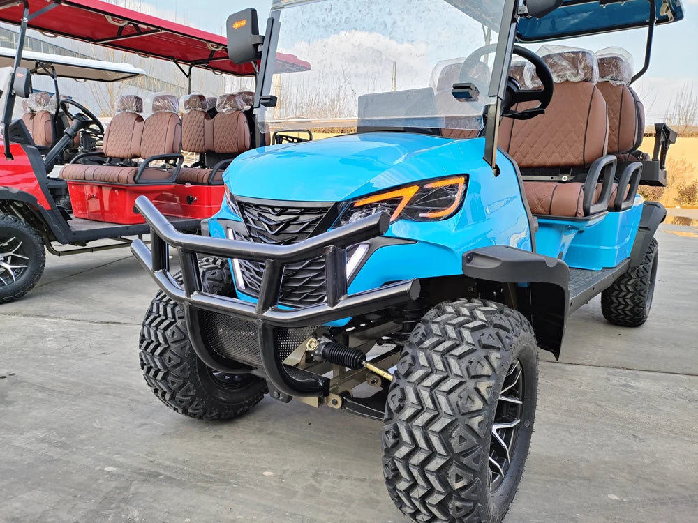 Custom 48V Lithium Battery Electric Golf Cart for Sale Long Range 4-Wheel Club Drive
