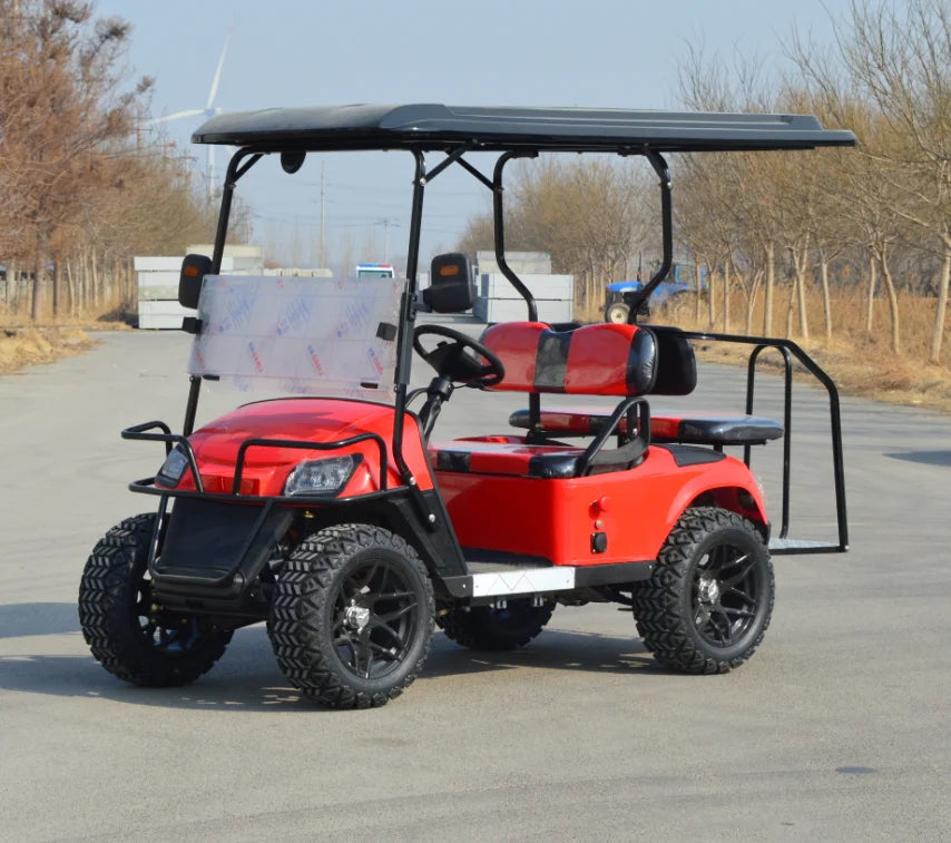 The Latest Spot 60V 4 Wheel 4 Seater Golf Cart Electric Golf Cart Can Colors Be Customized for Resort