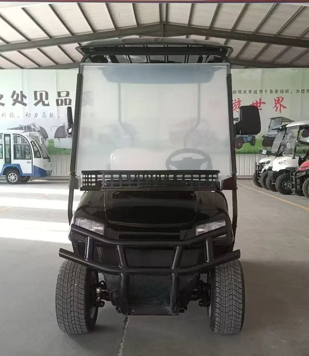 Off Road Electric Glinka 4 Seater Golf Cart with Cargo Box