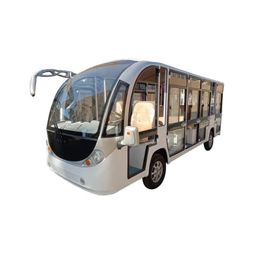 Electric Classic Golf Cart 14 Passengers 100KM Range Lead-acid Battery 48V/4KW Motor for Vacation Car Shuttle