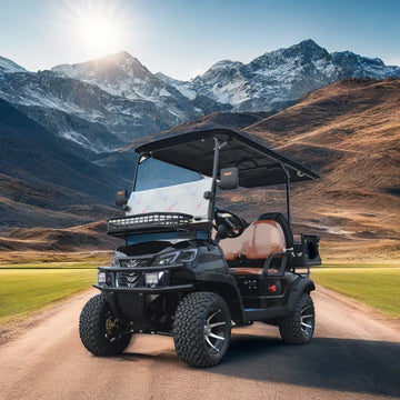 New Designed Factory Price  4 Seater Operated 72V  Lithium Battery Electric Golf Buggy with Off-road Capability