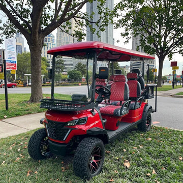 Yuexuan Chinese Factory Wholesale 6 Seater 48 72v Electric Golf Carts Lithium Batteries