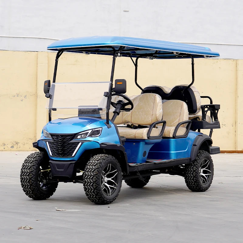 New Ce Certificates 4+2 Passengers Car Bus Buggy for Sale 5kw Electric Golf Carts  4x4 Utility