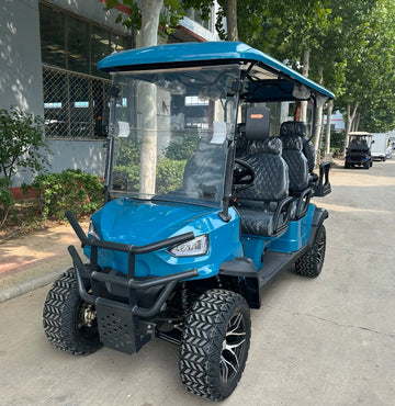 Customized 6-person New Design Best Prices 5-6 Seater 4 Wheel Lithium-Ion Battery Lifted Electric Golf Cart 72V for Sale