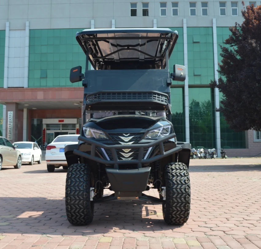 Offroad  4 Wheel Drive Electric Golf Cars  4 Seater Forward Facing Electric Car with 3.5kw AC Motor for Hotel Reception