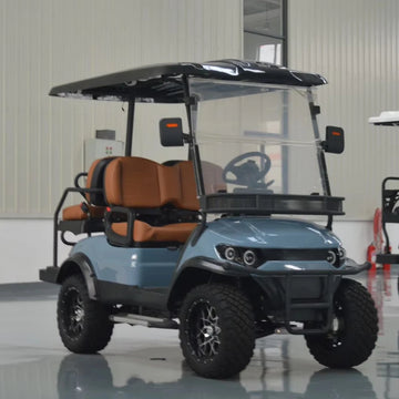 4-Seater Electric Sightseeing Golf Cart  Lithium Battery 48V  AC Motor  Electric Golf Cart for Resort Shuttle