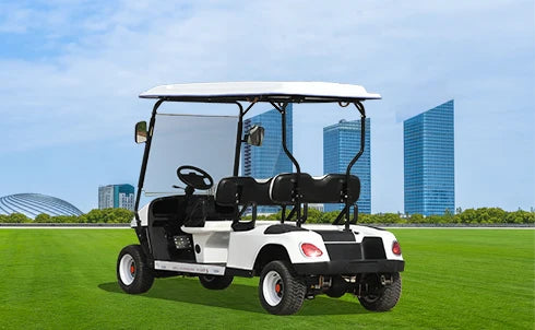Hot Sale 4-Seater Electric Golf Cart with 3.5KW Buggy 60V Lithium Battery 30-50km/h Club Car Compatible for Hotel Community Use