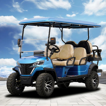 New Ce Certificates 4+2 Passengers Car Bus Buggy for Sale 5kw Electric Golf Carts  4x4 Utility