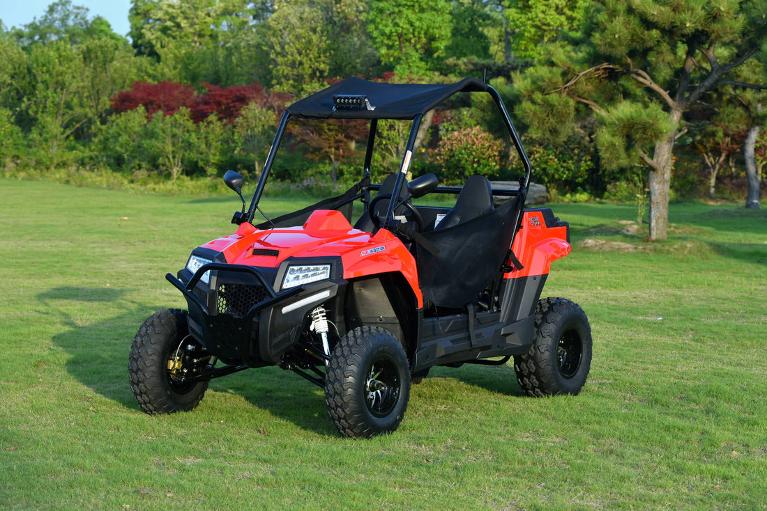 Entry Level Adventure-Ready Off-Road Electronic Fuel Injection Recreational Utility  and CVT Compact Teenager UTV