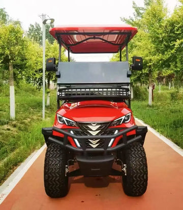 Factory Golf Cart New Exclusive Electric Lifted 4 Seater 48v Lifted Electric or Gasoline Golf Cart With Custom Logo /stereo/ Side Steps