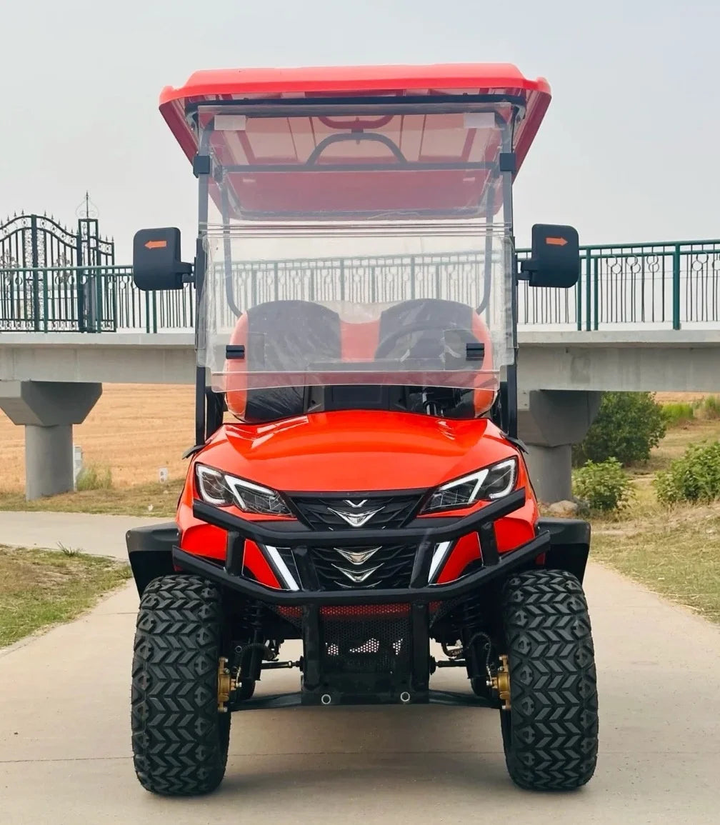 Yuexuan Cars for Sale in China 4 Wheel Mini 4 Seater Off Road Atv Gasoline Golf Carts
