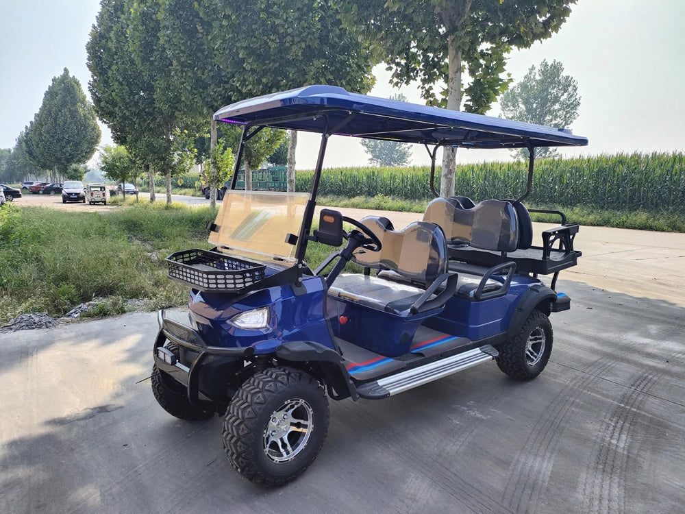 Cheap Chinese 6 Seater 72 Volt Electric Limo Club Car Golf Cart