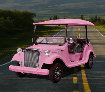 Vintage 8-Person Electric Sightseeing Car Customizable Color Spacious Interior Lithium Battery 100-120km Range for Sightseeing