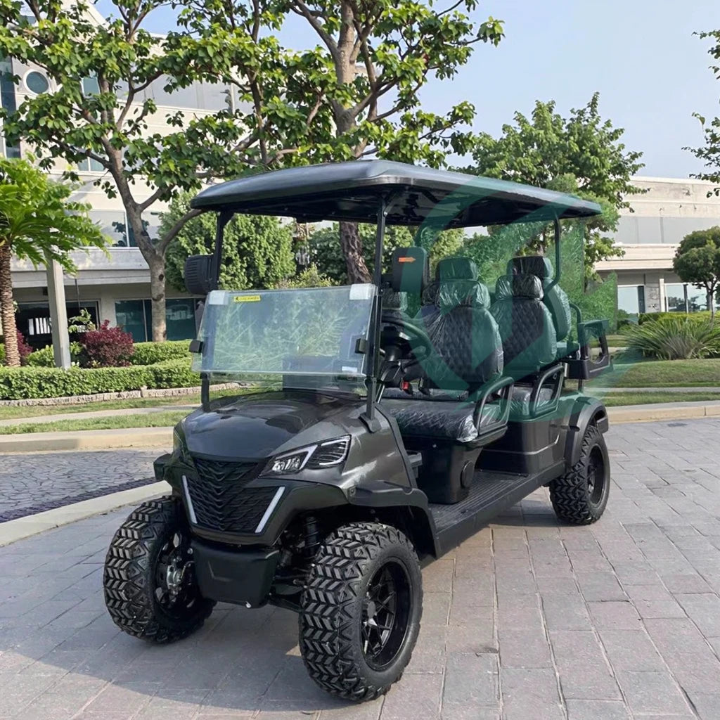 Yuexuan Electric Evolution Golf Cart Cover 6 Seats with Rain Cover