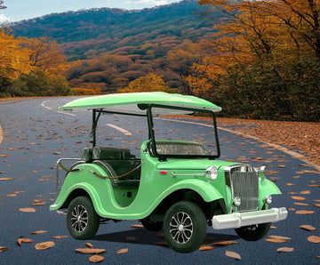 High Quality Customizable Color Classic Four Wheel Electric Sightseeing Car 4KW Lithium Battery 6 Seats 100-120km Range Resort