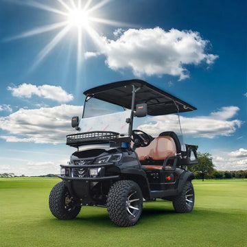 Solar Powered Golf Cart Can Be Customized 48V 60V 72V, 90km Range Golf Cart 4 Seats 6 Seats 8 Seats Optional Retro Golf Cart