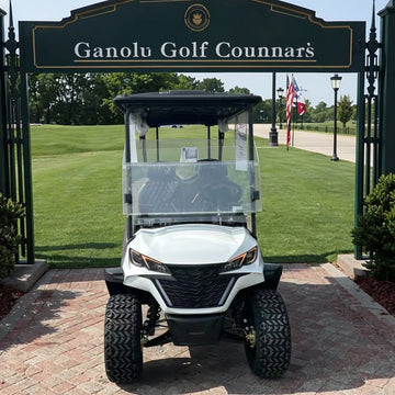 Yuexuan High-performance 72v Electric Golf Cart,4 Seats,Lifted for All-terrain Use