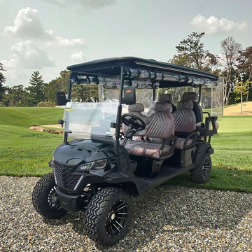 Hot Sale Yuexuan Latest Designed Eec Certified Electric 4+2 Seater Off-road Golf Cart