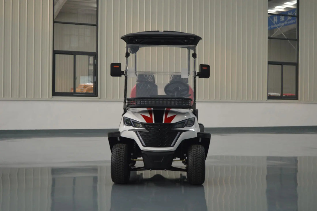 2 Passenger Mini Road 48V Lithium Battery Electric Golf Cart 3.5KW AC Motor 30-50Km/h for Golf Clubs Hotels Residential Areas