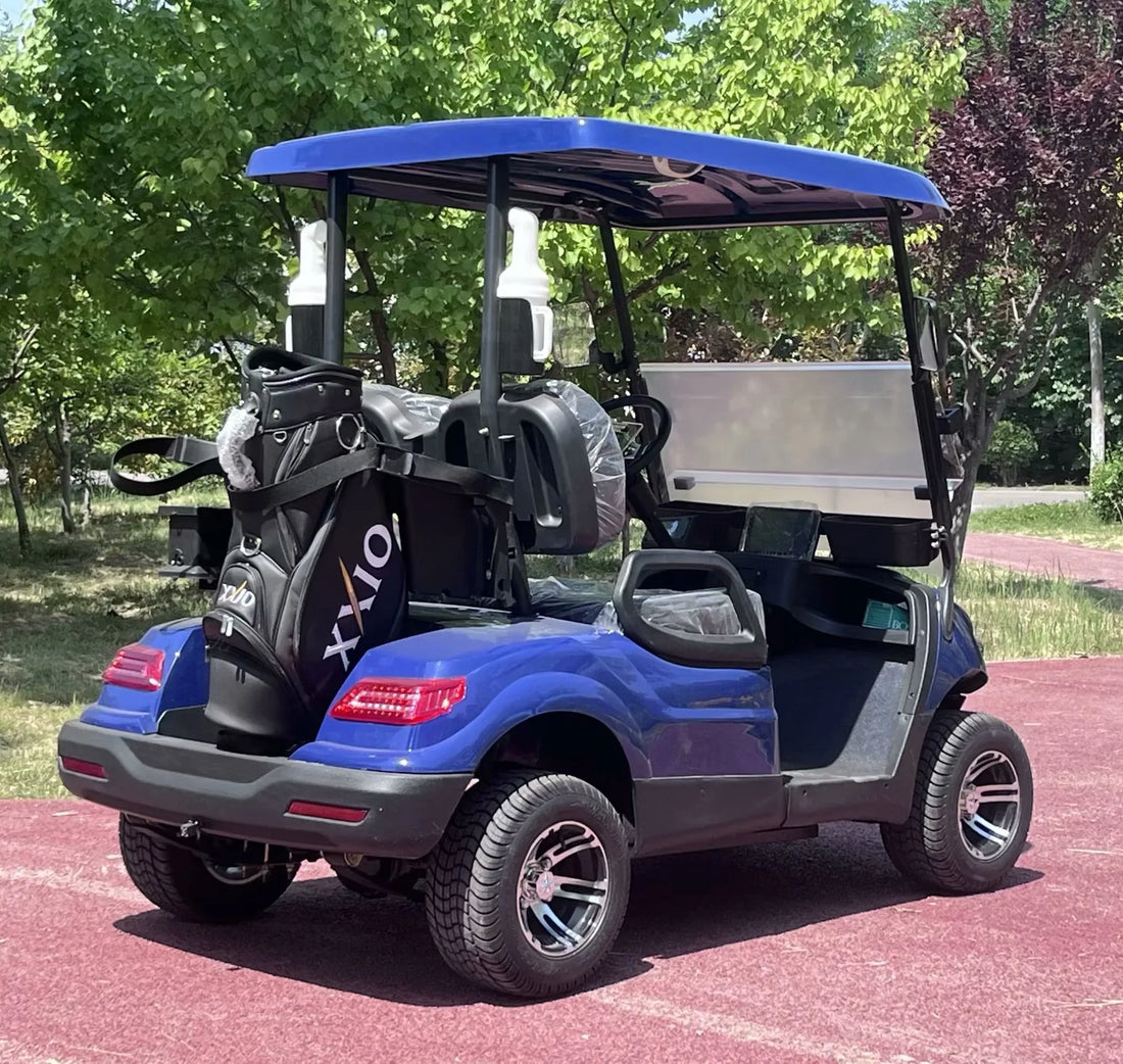 Glinka Hot Selling Electric 4-Seater Golf Carts with Golf Bag