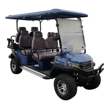 XYTD Manufacturer's Vintage Electric Golf Buggy 72v 6-Seater Curtis Controller EEC/DOT Certified 5kw Motor Steel Lead-acid