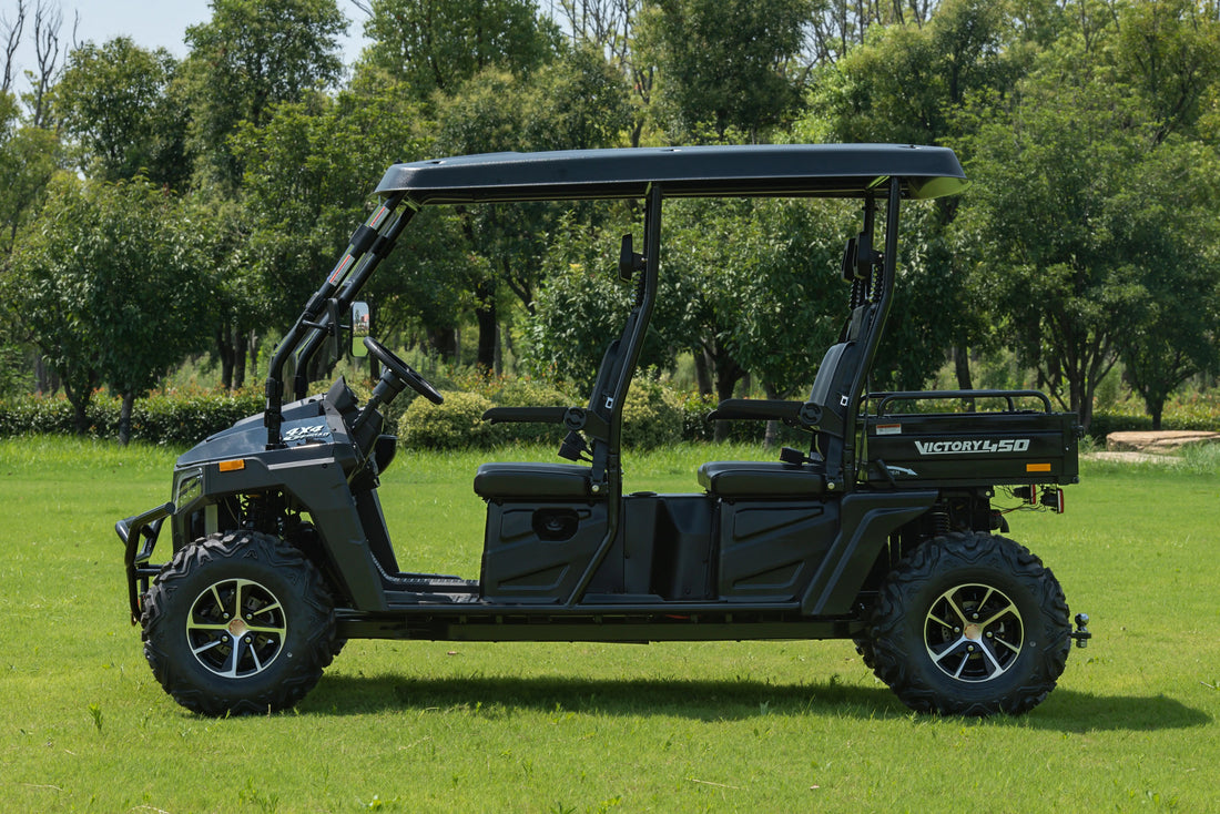 High Capacity 4WD Balance Shaft Side by Side Extended  With Differential Lock 400cc Engine  Drive Gasoline UTV