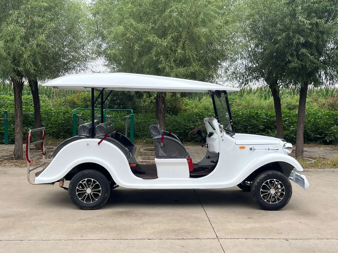 High Performance  Vintage  Electric  Tourism Electric 8 Passenger Classic Car Support Color Customization for Resort Shuttle