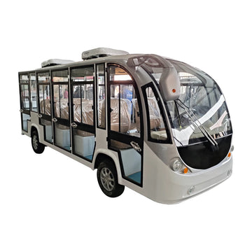 Energy Saving Large Capacity Low Speed Classic Electric Sightseeing Car for Hotel Use