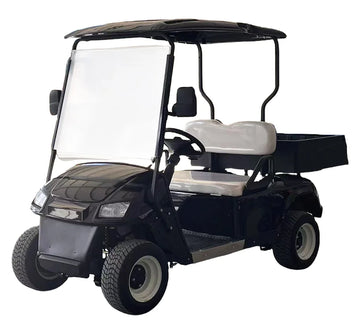New Arrival Ce Approved Golf Utility Cart Electric Resort Style Buggy 2 Seater With Cargo Box Golf Cart