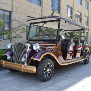 Classic Vintage Cars Street Leagal  Electric Sightseeing Vehicle with Spacious Interior for Scenic Area Sightseeing